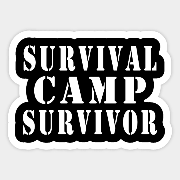 Survival Camp Survivor Sticker by Mamon